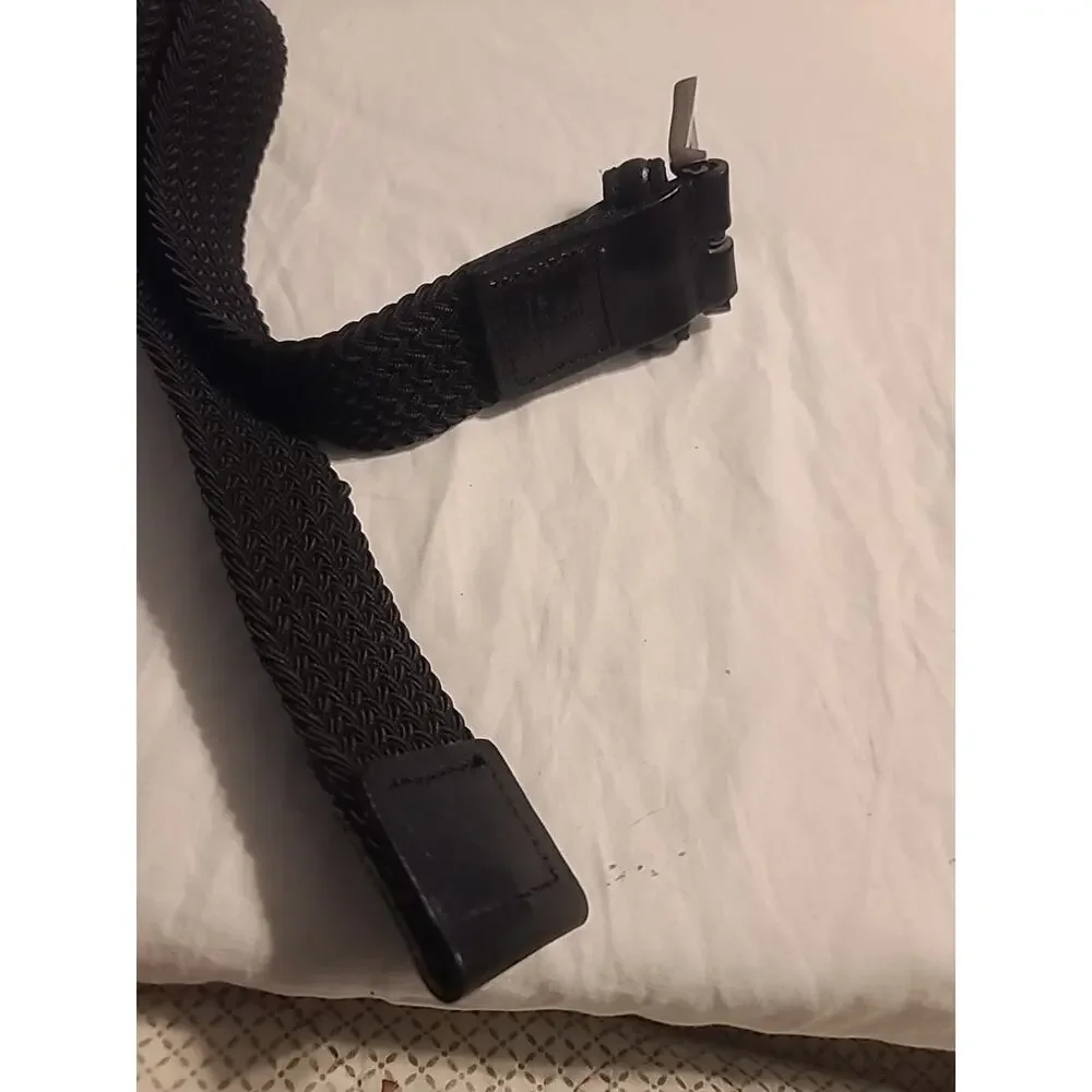 George Size 32/80 Belt Black Stretch Synthethic Leather GM18BL011